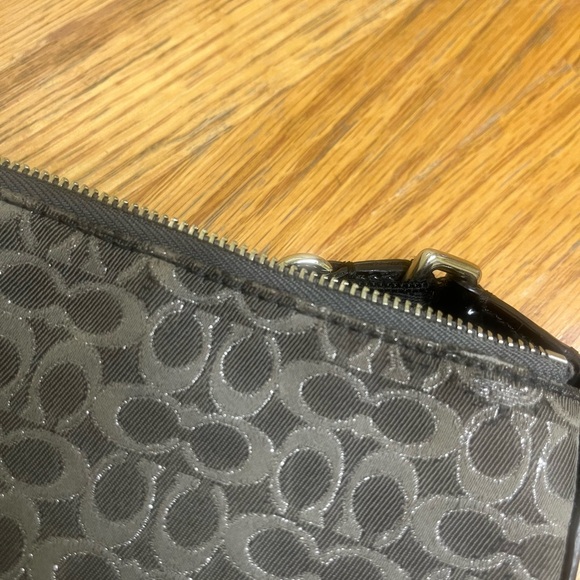 Coach Gray and Black Women's small crossbody - Picture 11 of 16